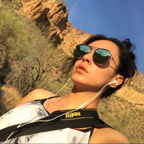 🆑Steam punk style reflective lens aviators - Picture 4 of 4